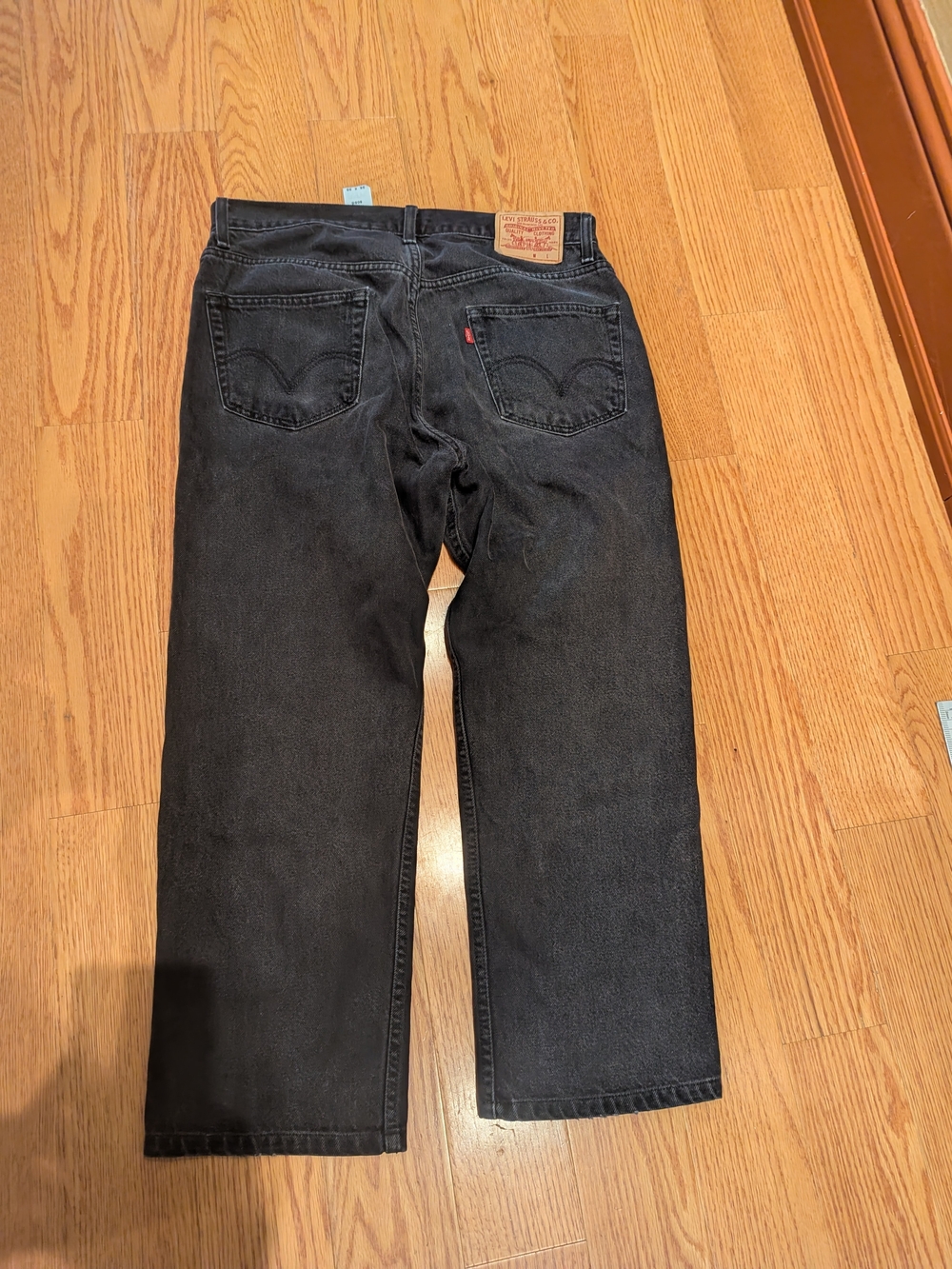 Levi's Black Straight Leg Men's Jeans